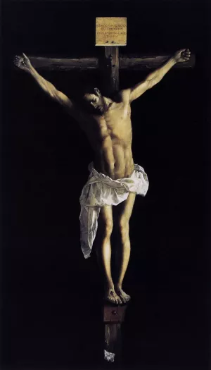 Christ on the Cross by Francisco De Zurbaran - Oil Painting Reproduction