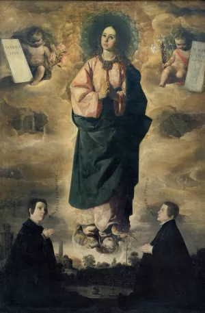 Immaculate Conception by Francisco De Zurbaran Oil Painting