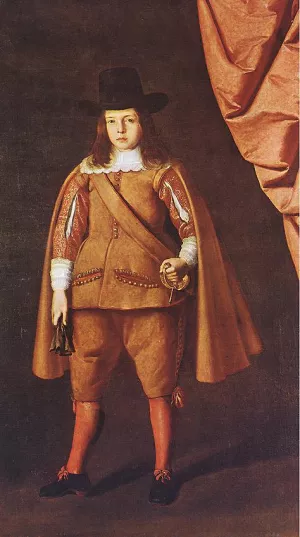 Portrait of the Duke of Medinaceli Oil painting by Francisco De Zurbaran