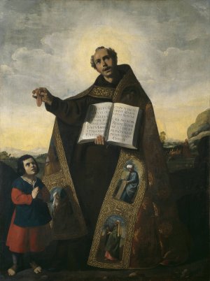 Saint Romanus of Antioch and Saint Barulas by Francisco De Zurbaran Oil Painting