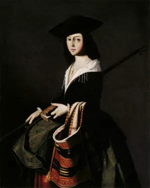 St Marina by Francisco De Zurbaran Oil Painting