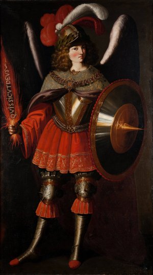 The Archangel Michael by Francisco De Zurbaran Oil Painting