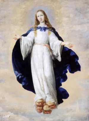 The Immaculate Conception Oil painting by Francisco De Zurbaran
