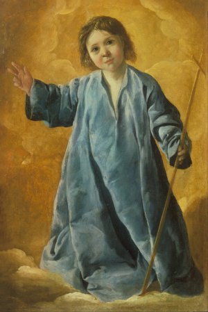 The Infant Christ by Francisco De Zurbaran Oil Painting