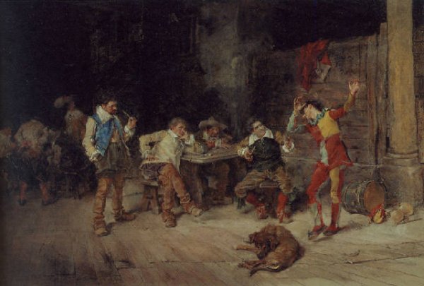El Bufon by Francisco Domingo Marques - Hand-Painted Oil Painting Reproduction