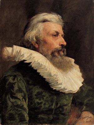 Head Of A Gentleman by Francisco Domingo Marques Oil Painting
