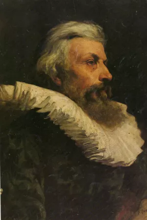 Retrato de Caballero Antiguo by Francisco Domingo Marques - Oil Painting Reproduction