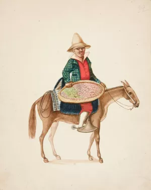 Fruit Seller by Francisco Fierro Fruit Seller by Francisco Fierro Oil Painting