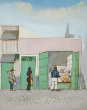 Pastry Shop by Francisco Fierro Oil Painting