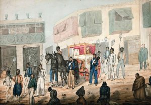 Royal Procession by Francisco Fierro Oil Painting