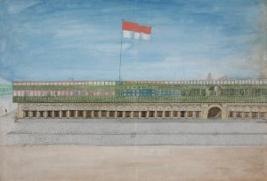 Square of Lima by Francisco Fierro Oil Painting