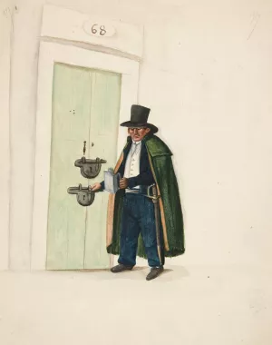 Store Watchman by Francisco Fierro Oil Painting