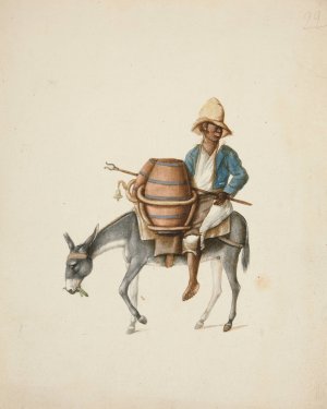 Water Vendor Oil painting by Francisco Fierro