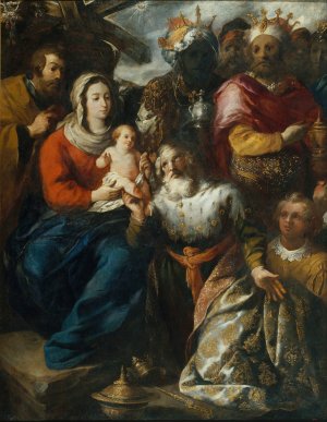 Epiphany by Francisco Herrera The Elder Oil Painting