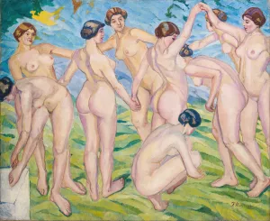 Nudes by Francisco Iturrino Oil Painting
