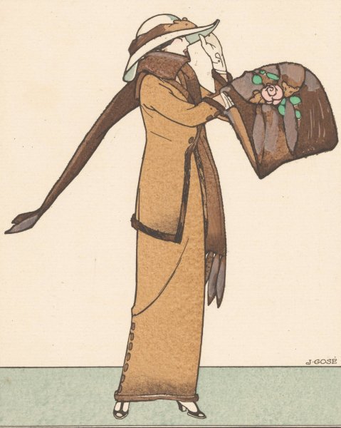 Main Product Photo of Au Revoir! Costume Tailleur pour la promenade  Painting by Francisco Javier Gose