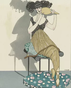 Gazette du Bon Ton. Art - Modes and Frivolites; Artists by Francisco Javier Gose Oil Painting