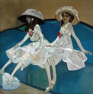 The Two Sisters by Francisco Javier Gose Oil Painting