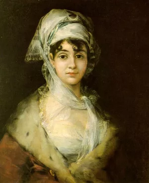 Antonia Zarate painting by Francisco Goya