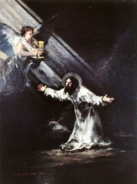 Christ on the Mount of Olives by Francisco Goya - Hand-Painted Oil Painting Reproduction