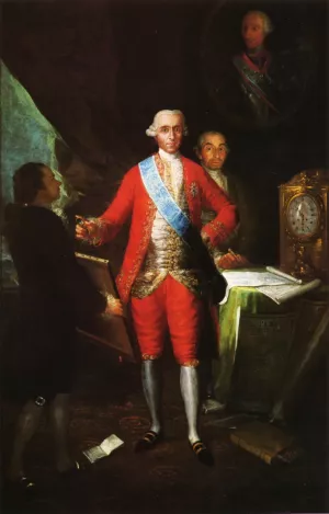 Conde de Floridablanca painting by Francisco Goya