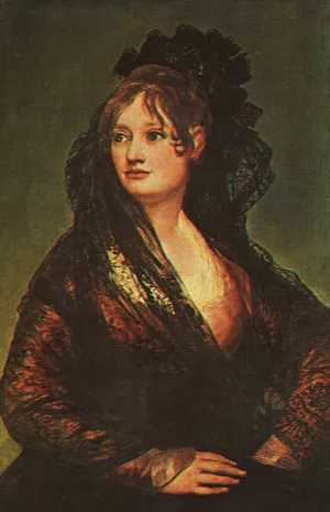 Doa Isabel Cobos de Porcel by Francisco Goya - Oil Painting Reproduction