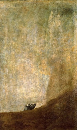 Dog by Francisco Goya Oil Painting