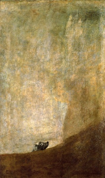 Main Product Photo of Dog Painting by Francisco Goya