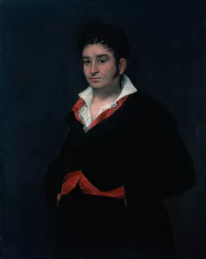 Don Ramon Satue, 1765-184 Alcade de Corte painting by Francisco Goya
