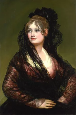 Dona Isabel de Porcel by Francisco Goya - Oil Painting Reproduction