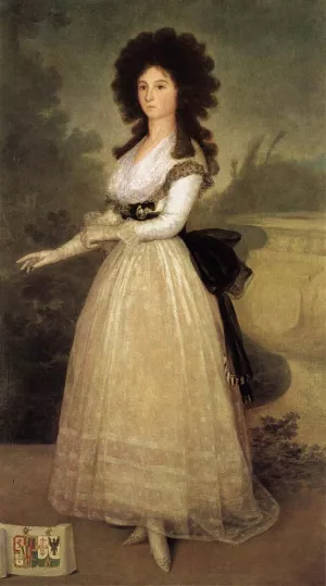 Dona Tadea Arias de Enriquez by Francisco Goya - Oil Painting Reproduction