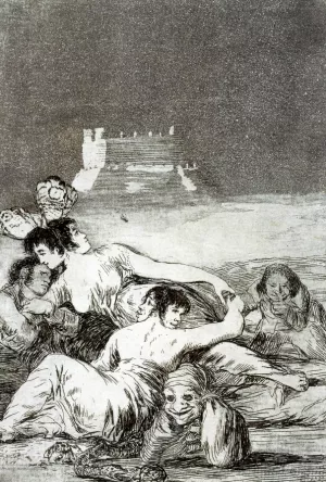 Dream of Lying and Inconstancy by Francisco Goya Oil Painting