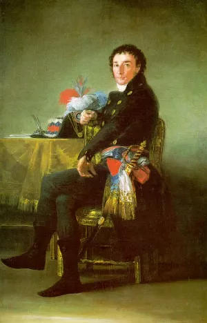 Ferdinand Guillemardet by Francisco Goya Oil Painting