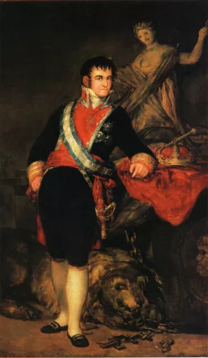 Fernando VII Oil painting by Francisco Goya