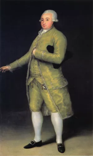 Francisco de Cabarrs by Francisco Goya Oil Painting