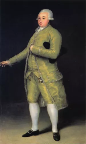 Francisco de Cabarrs Oil painting by Francisco Goya