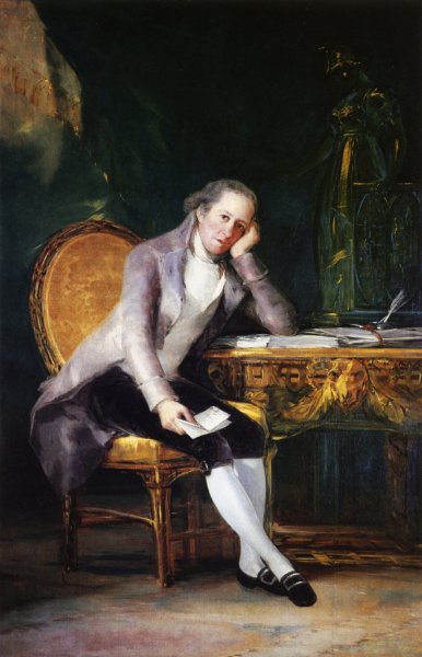 Gaspar Melchor de Jovellanos by Francisco Goya - Hand-Painted Oil Painting Reproduction