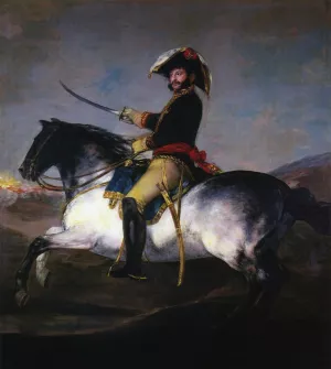 General Jose de Palafox painting by Francisco Goya