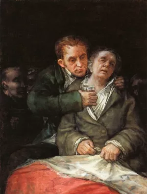 Goya Attended by Doctor Arrieta by Francisco Goya Oil Painting