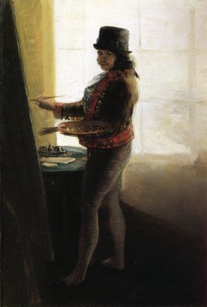 Goya in His Studio