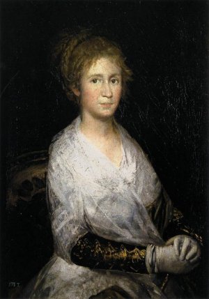 Josefa Bayeu or Leocadia Weiss Oil painting by Francisco Goya