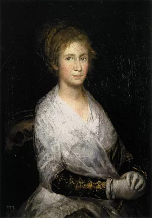 Josefa Bayeu or Leocadia Weiss painting by Francisco Goya