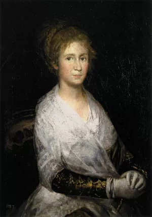 Josefa Bayeu or Leocadia Weiss Oil painting by Francisco Goya