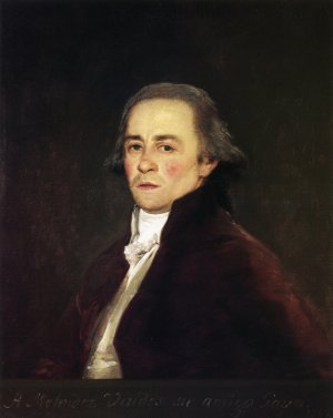 Juan Antonio Melendez Valdes Oil painting by Francisco Goya