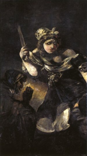 Judith and Holovernes Oil painting by Francisco Goya