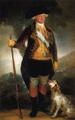 King Carlos IV in Hunting Costume