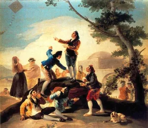La Cometa by Francisco Goya Oil Painting
