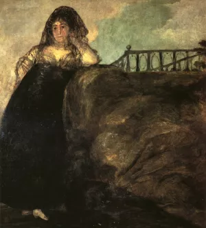 La Leocadia Oil painting by Francisco Goya