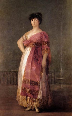 La Tirana Oil painting by Francisco Goya