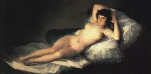 Nude Maja Oil painting by Francisco Goya
